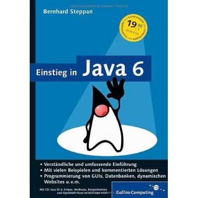 Bernhard Steppan Einstieg In Java 6: Sonderausgabe: Verständliche Und Umfassende Einführung. Mit Vielen Beispielen Und Kommentierten Lösungen. Progammierung Von Guis, ... Websites U.V.M (Galileo Computing) - Publicité Bernhard Steppan Einstieg In Java 6: Sonderausgabe: Verständliche Und Umfassende Einführung. Mit Vielen Beispielen Und Kommentierten Lösungen. Progammierung Von Guis, ... Websites U.V.M (Galileo Computing) - Publicité