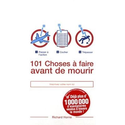 Richard Horne 101 Choses À Faire Avant De Mourir - Publicité Richard Horne 101 Choses À Faire Avant De Mourir - Publicité