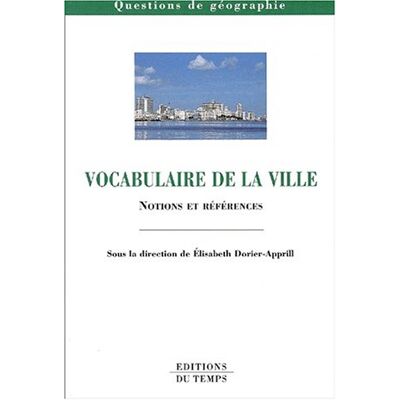 Collectif Vocabulaire De La Ville : Notions Et Références - Publicité Collectif Vocabulaire De La Ville : Notions Et Références - Publicité