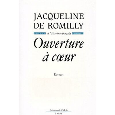 Romilly, Jacqueline de Ouverture À Coeur - Publicité Romilly, Jacqueline de Ouverture À Coeur - Publicité