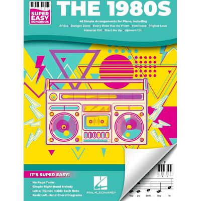 Various The 1980s - Super Easy Songbook. Gesang Mit Klavier. Publicité Various The 1980s - Super Easy Songbook. Gesang Mit Klavier. Publicité