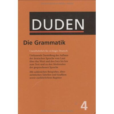 Cathrine Fabricius-Hansen Der Duden In 12 Bänden - Das Standardwerk Zur Deutschen Sprache: Band 4. Grammatik Der Deutschen Gegenwartssprache. Publicité Cathrine Fabricius-Hansen Der Duden In 12 Bänden - Das Standardwerk Zur Deutschen Sprache: Band 4. Grammatik Der Deutschen Gegenwartssprache. Publicité
