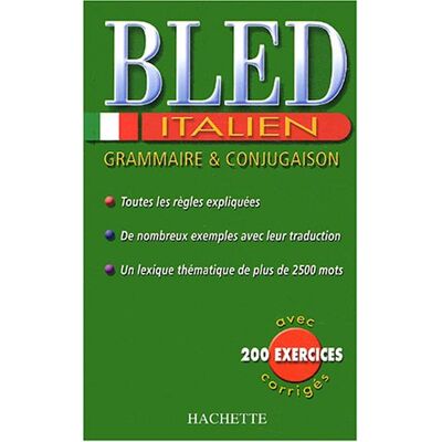 Collectif Bled Italien : Grammaire Et Conjugaison - Publicité Collectif Bled Italien : Grammaire Et Conjugaison - Publicité
