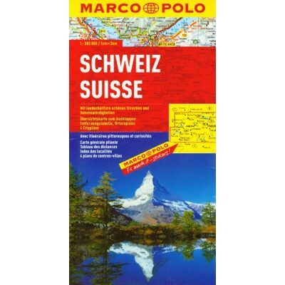 Marco Polo Länderkarte Schweiz 1:300.000 - Publicité Marco Polo Länderkarte Schweiz 1:300.000 - Publicité