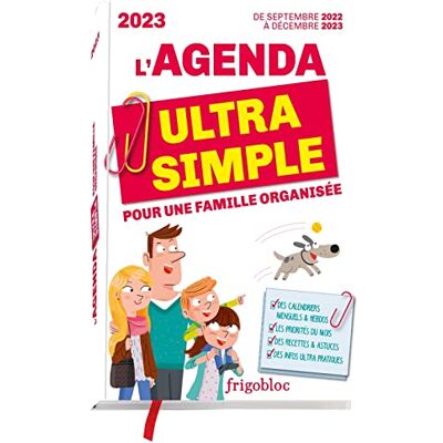 Play Bac L'Agenda Ultra Simple Pour Une Famille Organisée 2023 : De Septembre 2022 À Décembre 2023 - Publicité Play Bac L'Agenda Ultra Simple Pour Une Famille Organisée 2023 : De Septembre 2022 À Décembre 2023 - Publicité