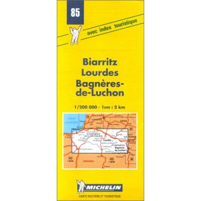 Michelin Travel Publications Michelin Karten, Bl.85 : Biarritz, Lourdes, Bagneres-De-Luchon (Michelin Maps) - Publicité Michelin Travel Publications Michelin Karten, Bl.85 : Biarritz, Lourdes, Bagneres-De-Luchon (Michelin Maps) - Publicité