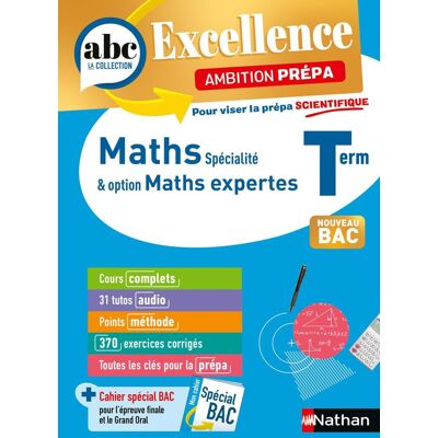 Christian Lixi Maths Spécialité & Option Maths Expertes, Terminale : Ambition Prépa, Pour Viser La Prépa Scientifique : Nouveau Bac - Publicité Christian Lixi Maths Spécialité & Option Maths Expertes, Terminale : Ambition Prépa, Pour Viser La Prépa Scientifique : Nouveau Bac - Publicité