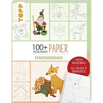 frechverlag Vorlagenmappe Papier - Fensterszenen: Mappe Inkl. Anleitungsheft Und Vier Große Vorlagenbögen Und Über 100 Vorlagenzeichnungen In Originalgröße - Publicité frechverlag Vorlagenmappe Papier - Fensterszenen: Mappe Inkl. Anleitungsheft Und Vier Große Vorlagenbögen Und Über 100 Vorlagenzeichnungen In Originalgröße - Publicité