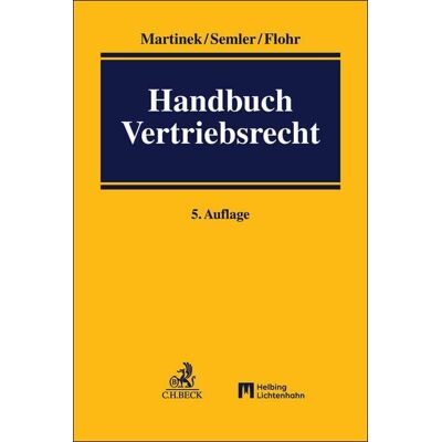 Handbuch Vertriebsrecht: National - International - Publicité Handbuch Vertriebsrecht: National - International - Publicité