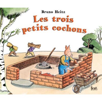 Bruno Heitz Les Trois Petits Cochons - Publicité Bruno Heitz Les Trois Petits Cochons - Publicité