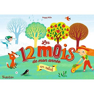 Peggy Nille Les 12 Mois De Mon Année En Relief - Publicité Peggy Nille Les 12 Mois De Mon Année En Relief - Publicité