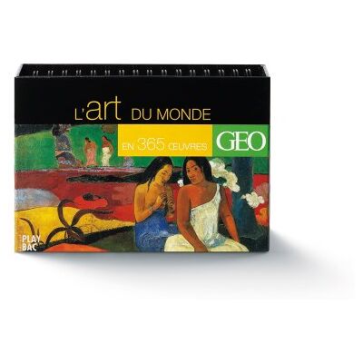 Play Bac Le Tour Du Monde En 365 Oeuvres D'Art - Publicité Play Bac Le Tour Du Monde En 365 Oeuvres D'Art - Publicité
