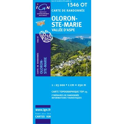 IGN Oloron - Sainte Marie 1 : 25 000 - Publicité IGN Oloron - Sainte Marie 1 : 25 000 - Publicité