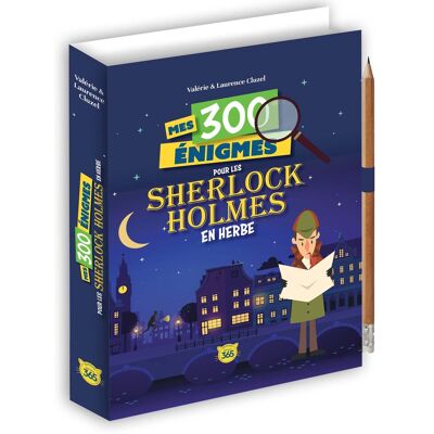 Laurence Cluzel Mes 300 Énigmes Pour Les Sherlock Holmes En Herbe - Publicité Laurence Cluzel Mes 300 Énigmes Pour Les Sherlock Holmes En Herbe - Publicité