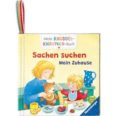 Mein Knuddel-Knautsch-Buch: Sachen Suchen. Zuhause; Weiches Stoffbuch, Waschbares Badebuch, Babyspielzeug Ab 6 Monate - Publicité Mein Knuddel-Knautsch-Buch: Sachen Suchen. Zuhause; Weiches Stoffbuch, Waschbares Badebuch, Babyspielzeug Ab 6 Monate - Publicité