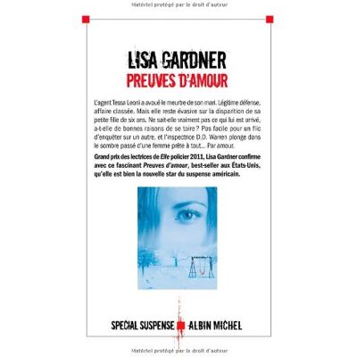 Lisa Gardner Preuves D'Amour - Publicité Lisa Gardner Preuves D'Amour - Publicité