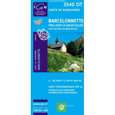 IGN Barcelonette 1 : 25 000 - Publicité IGN Barcelonette 1 : 25 000 - Publicité