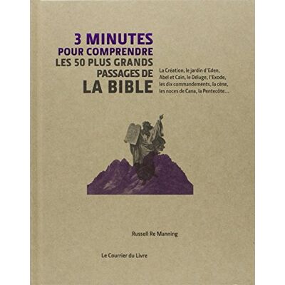 Manning, Russell Re 3 Minutes Pour Comprendre Les 50 Passages Essentiels De La Bible - Publicité Manning, Russell Re 3 Minutes Pour Comprendre Les 50 Passages Essentiels De La Bible - Publicité