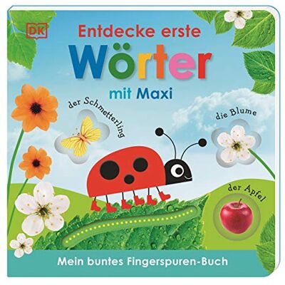 Franziska Jaekel Mein Buntes Fingerspuren-Buch. Entdecke Erste Wörter Mit Maxi: Pappbilderbuch Mit Fingerspuren Ab 18 Monaten - Publicité Franziska Jaekel Mein Buntes Fingerspuren-Buch. Entdecke Erste Wörter Mit Maxi: Pappbilderbuch Mit Fingerspuren Ab 18 Monaten - Publicité