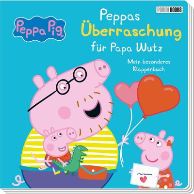 Panini Peppa Pig: Peppas Überraschung Für Papa Wutz - Mein Besonderes Klappenbuch: Pappbilderbuch Mit Klappen - Publicité Panini Peppa Pig: Peppas Überraschung Für Papa Wutz - Mein Besonderes Klappenbuch: Pappbilderbuch Mit Klappen - Publicité