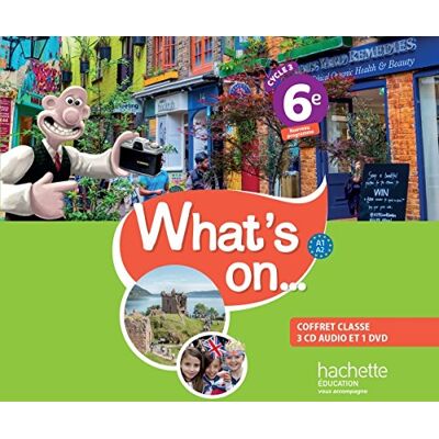 Benot Wendy What'S On... Anglais Cycle 3 / 6e - Coffret Cd/dvd Classe - Ed. 2017 - Publicité Benot Wendy What'S On... Anglais Cycle 3 / 6e - Coffret Cd/dvd Classe - Ed. 2017 - Publicité