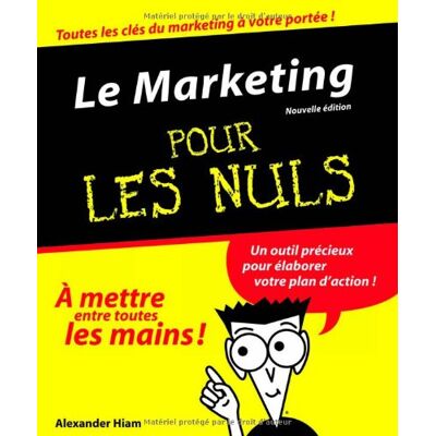 Alexander Hiam Le Marketing Pour Les Nuls - Publicité Alexander Hiam Le Marketing Pour Les Nuls - Publicité