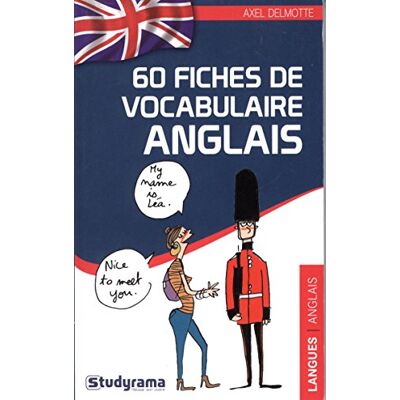 Axel Delmotte 60 Fiches De Vocabulaire Anglais - Publicité Axel Delmotte 60 Fiches De Vocabulaire Anglais - Publicité
