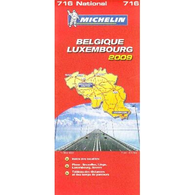 Michelin Cr 716 Belgique Luxembourg 2009 - Publicité Michelin Cr 716 Belgique Luxembourg 2009 - Publicité