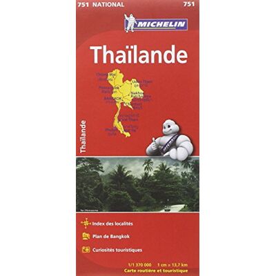 Collectif Michelin Carte Thaïlande Michelin - Publicité Collectif Michelin Carte Thaïlande Michelin - Publicité