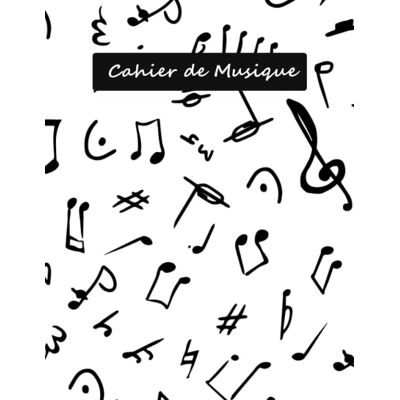 Carnets de musique Cahier De Musique: Carnet De Partitions - Papier Manuscrit - 12 Portées Par Page - 108 Pages - Grand Format - Couverture Moderne - Publicité Carnets de musique Cahier De Musique: Carnet De Partitions - Papier Manuscrit - 12 Portées Par Page - 108 Pages - Grand Format - Couverture Moderne - Publicité