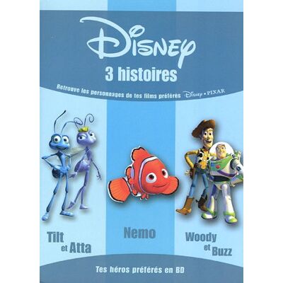 Disney : 3 Histoires : Tilt Et Atta, Nemo, Woody Et Buzz - Publicité Disney : 3 Histoires : Tilt Et Atta, Nemo, Woody Et Buzz - Publicité