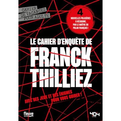 Le Cahier D'Enquête De Franck Thilliez - Publicité Le Cahier D'Enquête De Franck Thilliez - Publicité