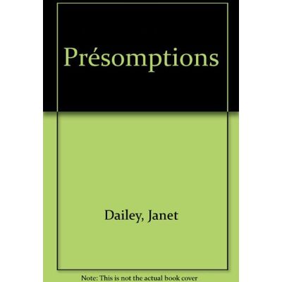 Janet Dailey Présomptions - Publicité Janet Dailey Présomptions - Publicité