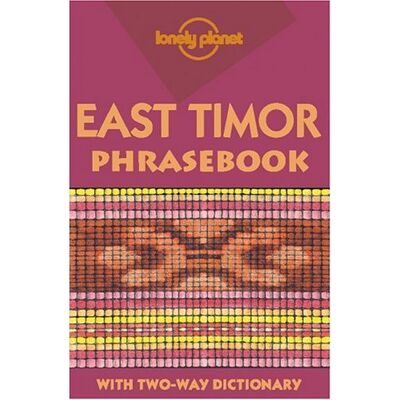 John Hajek East Timor Phrasebook - Publicité John Hajek East Timor Phrasebook - Publicité