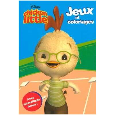 Disney Chicken Little : Jeux Et Coloriages - Publicité Disney Chicken Little : Jeux Et Coloriages - Publicité