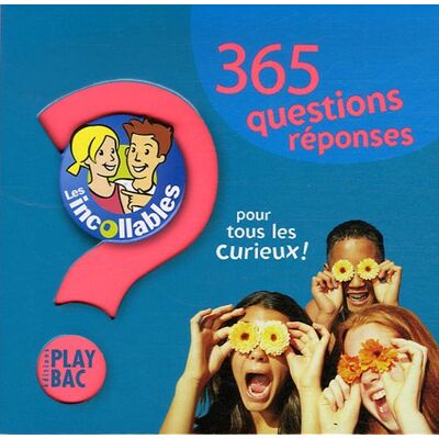 Play Bac Les Incollables : 365 Questions-Réponses Pour Tous Les Curieux ! - Publicité Play Bac Les Incollables : 365 Questions-Réponses Pour Tous Les Curieux ! - Publicité