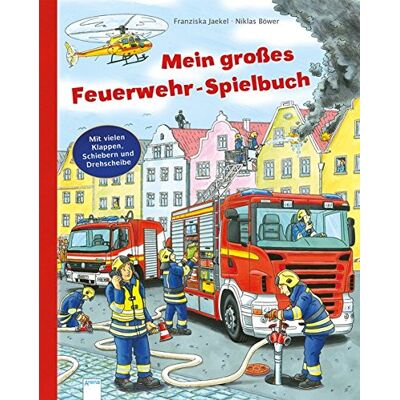 Franziska Jaekel Mein Großes Feuerwehr-Spielbuch - Publicité Franziska Jaekel Mein Großes Feuerwehr-Spielbuch - Publicité