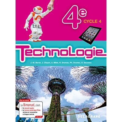 Collectif Technologie 4e, Cycle 4 : Bimanuel Élève - Publicité Collectif Technologie 4e, Cycle 4 : Bimanuel Élève - Publicité