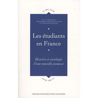 Louis Gruel Les Étudiants En France : Histoire Et Sociologie D'Une Nouvelle Jeunesse - Publicité Louis Gruel Les Étudiants En France : Histoire Et Sociologie D'Une Nouvelle Jeunesse - Publicité