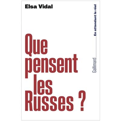 Elsa Vidal Que Pensent Les Russes ? - Publicité Elsa Vidal Que Pensent Les Russes ? - Publicité