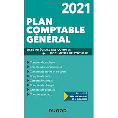 Dunod Plan Comptable Général 2021 : Liste Intégrale Des Comptes + Documents De Synthèse - Publicité Dunod Plan Comptable Général 2021 : Liste Intégrale Des Comptes + Documents De Synthèse - Publicité