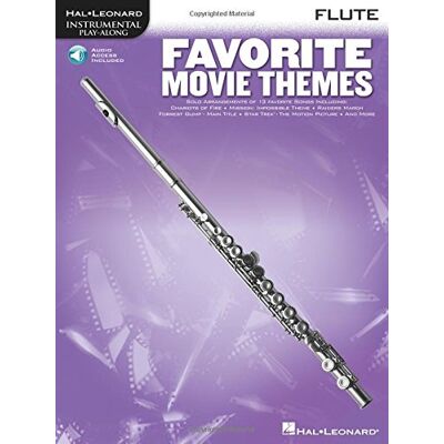 Various Favourite Movie Themes Flute Flt Book/cd - Publicité Various Favourite Movie Themes Flute Flt Book/cd - Publicité