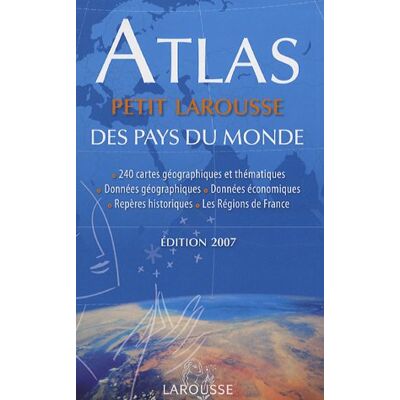 Atlas Petit Larousse Des Pays Du Monde - Publicité Atlas Petit Larousse Des Pays Du Monde - Publicité