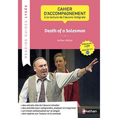Nathan Death Of A Salesman, Arthur Miller : Cahier D'Accompagnement À La Lecture De L'Oeuvre Intégrale : Spécialité Llcer, Anglais Terminale C1 - Publicité Nathan Death Of A Salesman, Arthur Miller : Cahier D'Accompagnement À La Lecture De L'Oeuvre Intégrale : Spécialité Llcer, Anglais Terminale C1 - Publicité