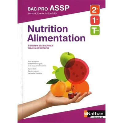 Collectif Nutrition, Alimentation, 2e, 1re, Terminale Bac Pro Assp En Structure Et À Domicile : Conforme Aux Nouveaux Repères Alimentaires - Publicité Collectif Nutrition, Alimentation, 2e, 1re, Terminale Bac Pro Assp En Structure Et À Domicile : Conforme Aux Nouveaux Repères Alimentaires - Publicité