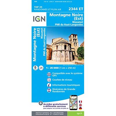 Collectif Montagne Noire (Est) Mazamet.Pnr Du Haut Languedoc 1:25 000 - Publicité Collectif Montagne Noire (Est) Mazamet.Pnr Du Haut Languedoc 1:25 000 - Publicité