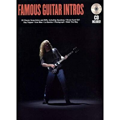 Various Famous Guitar Intros Gtr Book/cd - Publicité Various Famous Guitar Intros Gtr Book/cd - Publicité