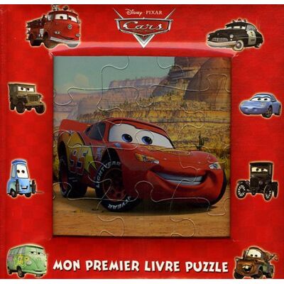 Disney Mon Premier Livre Puzzle : Cars, Quatre Roues - Publicité Disney Mon Premier Livre Puzzle : Cars, Quatre Roues - Publicité