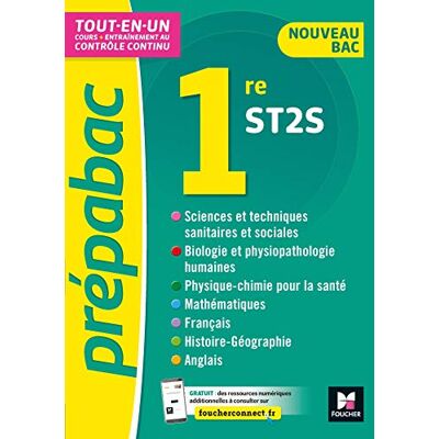 Collectif Tout-En-Un 1re St2s : Cours + Entraînement Au Contrôle Continu : Nouveau Bac - Publicité Collectif Tout-En-Un 1re St2s : Cours + Entraînement Au Contrôle Continu : Nouveau Bac - Publicité