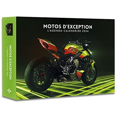 Michaël Levivier Motos D'Exception : L'Agenda-Calendrier 2024 - Publicité Michaël Levivier Motos D'Exception : L'Agenda-Calendrier 2024 - Publicité